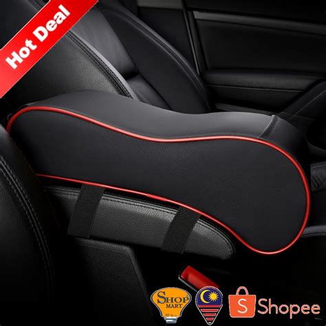 Car Arm Rest Extend Faux Leather Memory Cushion Foam Car Armrest Center