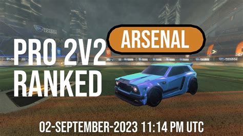 Arsenal Pro Ranked V Rocket League Replays Youtube