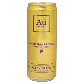 Au Vodka Black Grape Soda 330ml - From ONE O ONE RIDDRIE in GLASGOW ...