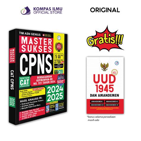 Jual Buku Cpns 2024 2025 Master Sukses Cpns 2024 2025 Soal Skd Twk