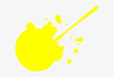 Yellow Paint Splat Clip Art At Clker Clip Art Transparent PNG