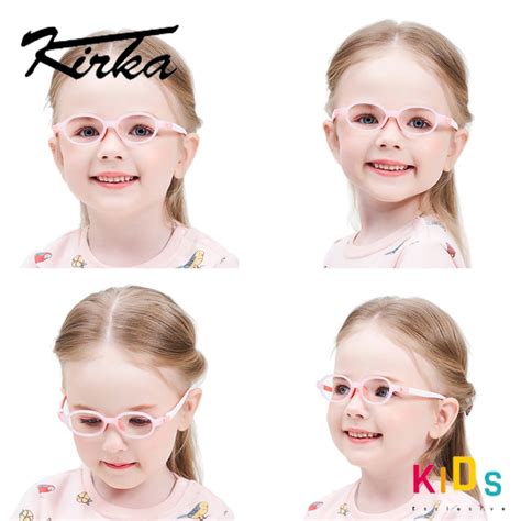 Kirka Optical Children Glasses Frames Tr90 Flexible Kids Silicone Glas