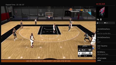 NBA 2K19 Live Stream Sharpshooting Rebounder Elite 3 Rec Grind 200 Subs