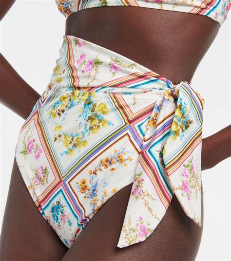 Halcyon Floral Bikini In Multicoloured Zimmermann Mytheresa