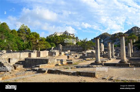 Glanum Oppidum Fortified Town Celto Ligurian People Alpilles Bouches