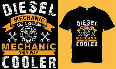 Diesel Mechanic T Shirt Design Mechanical Engineering T Shirt