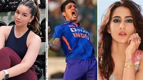 Amid Dating Rumours With Sara Ali Khan Shubman Gill And Sara Tendulkar