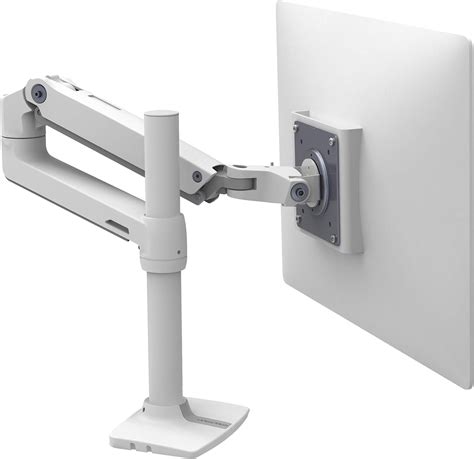 ERGOTRON HX Monitor Arm mit HD Gelenk in Weiß Tischhalterung mit