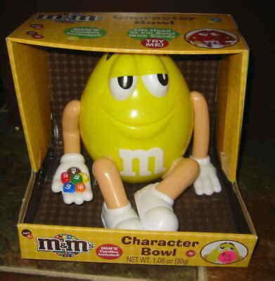 Official M&M's Brand Collectible-Peanut M&M - YELLOW Character Bowl ...