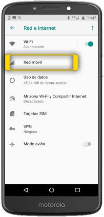 Tutorial Activar Datos En Roaming Moto E5