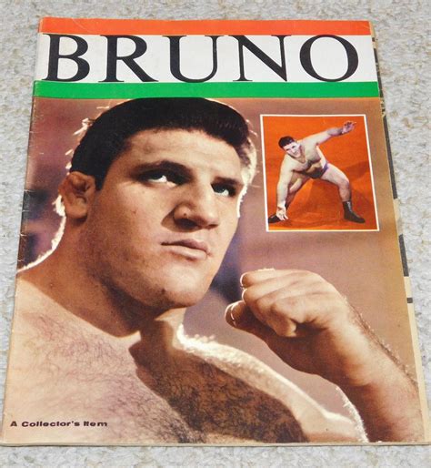 Vintage Bruno Sammartino Wrestling Magazine Collectors Edition With