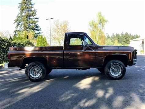 1977 Chevy Scottsdale K10 4x4 Reg Cab Short Bed 350 V8 ONLY 52k Miles