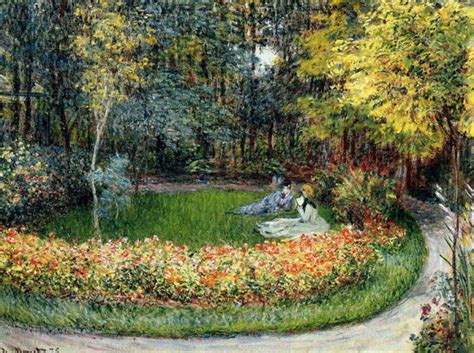 In the Garden by Claude Monet Oil Painting Reproduction For Sale ...