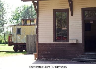 Old Vintage Rural Train Station 1800s Stock Photo (Edit Now) 1481970980