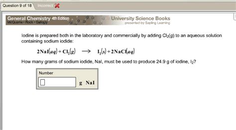 Oneclass Iodine Is Prepared Both In The Laboratory And Commercially By Adding Cl2g To An