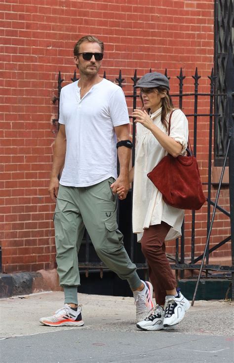 Jennifer Esposito And Jesper Vesterstrom Out In New York 10 08 2021