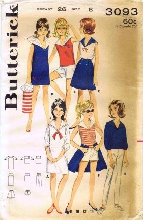 Butterick Girls Sailor Dress Sewing Patterns Girls Sailor Dress