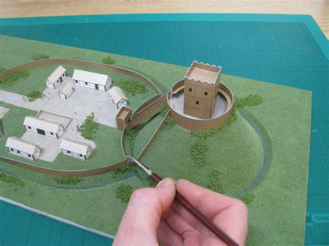 Motte And Bailey Castle Model Labeled : Castle Hill Ringwork And Bailey ...