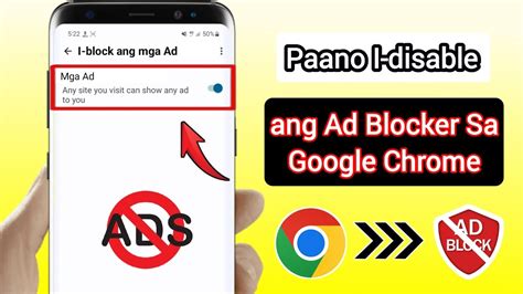 Paano I Disable Ang Ad Blocker Sa Google Chrome Sa Android Ihinto Ang