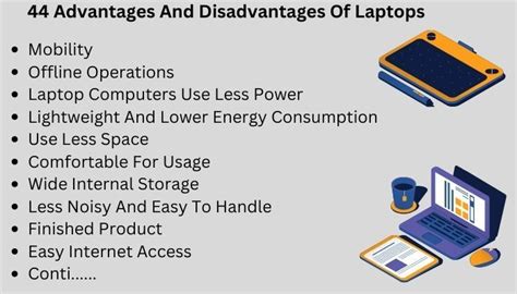 44 Advantages and Disadvantages of Laptops