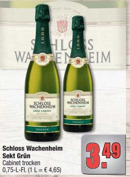 Schloss Wachenheim Sekt Grün Angebot Bei Alldrink