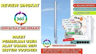 Jual Paket Hotspot Sistem Voucher Rt Rw Net Km Omni Mimo Dbi