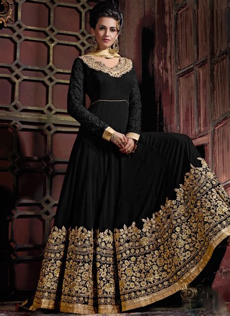 Black Anarkali Suit Dresses Images 2022