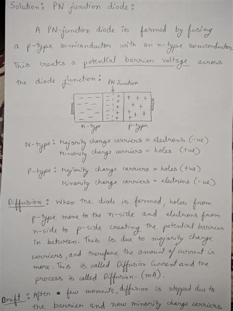 State the working of pn junction diode - Physics - Semiconductor Electronics Materials Devices ...