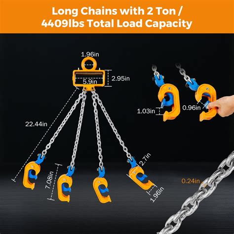 Upgraded Chain Drum Lifter 2 Ton 4400lbs Loading Capacity For 55 Gal