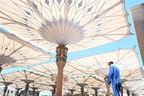 Gelombang Panas Landa Madinah Masjid Nabawi Lakukan Pengaturan Suhu Udara