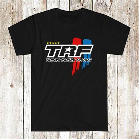 Kjøp Tamiya Racing Factory Trf Logo Mini 4wd Mens Tee Black Chic Summer