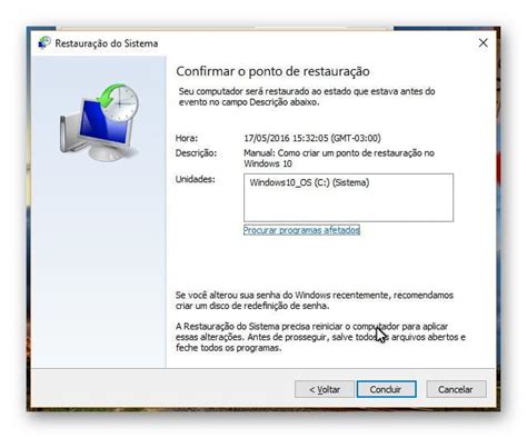 Como Criar Um Ponto De Restauração No Windows 10