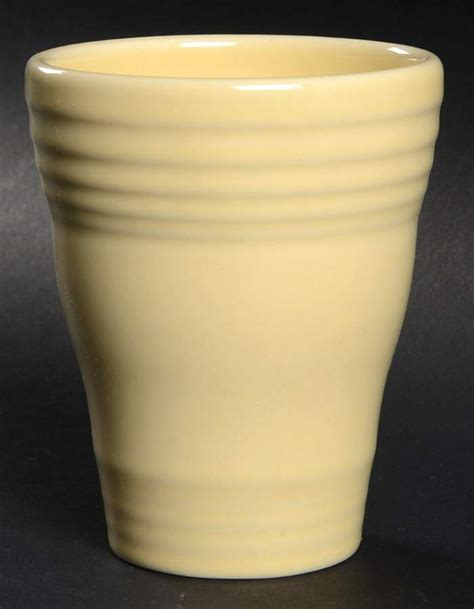 Fiesta Ivory Intro China Bathroom Tumbler By Homer Laughlin