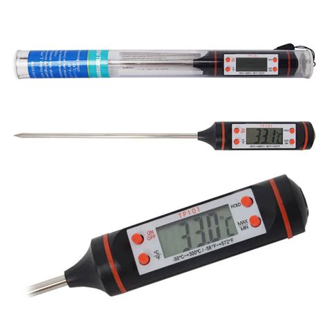 TP101 Digital Thermometer Cooking Food Probe Meat Kitchen BBQ Temperature Instruments -in ...