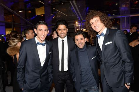 Photo Exclusif Angel Di Maria Nasser Al Khelaïfi Jamel Debbouze