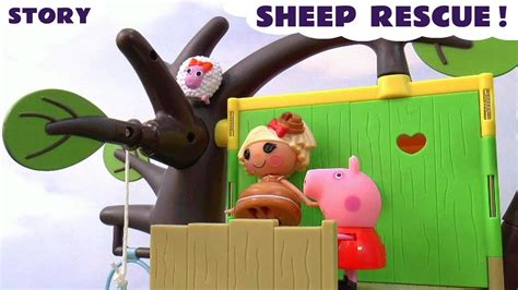 Lalaloopsy Sheep Rescue Story With Thomas The Train Youtube