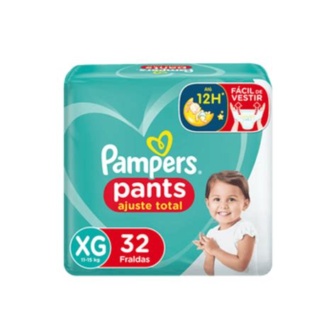 Fralda Pampers Pants Mega Ajuste Total Jn Fraldas