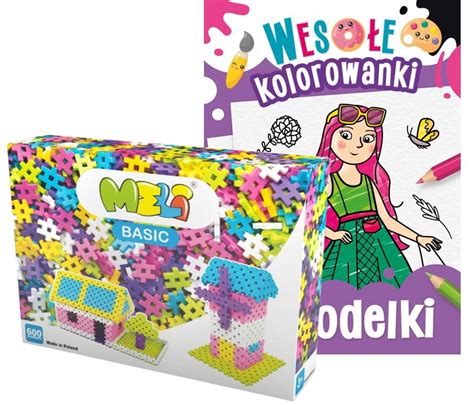 KLOCKI KONSTRUKCYJNE Wafle MELI Basic Pink 600 Pcs MELI Sklep