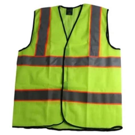 Without Sleeves Polyester Reflective Safety Jacket For Construction At