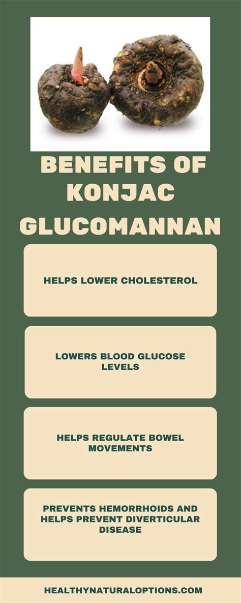 About Konjac Glucomannan – Healthy Natural Options