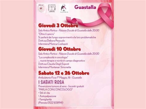 Ottobre Rosa Le Iniziative In Programma A Guastalla Next Stop Reggio