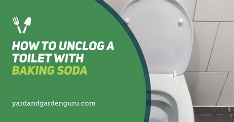 How To Unclog A Toilet With Baking Soda