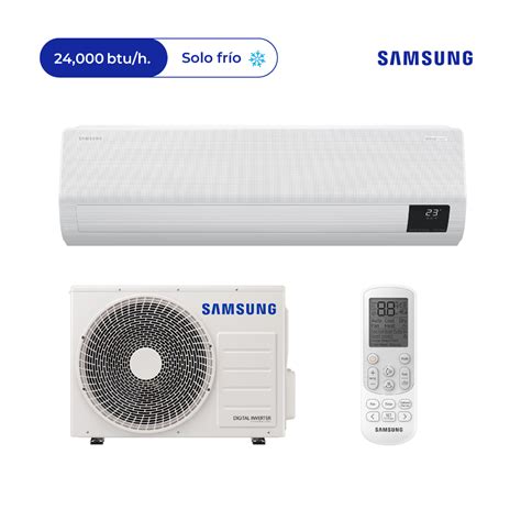 Ripley AIRE ACONDICIONADO SPLIT SAMSUNG PARED WINDFREE 24 000 BTU H