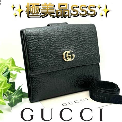 Gucci Gucci グッチ Ggマーモント コンパクト 折財布 Wホック プチマーモントの通販 By りぃs Shop｜グッチならラクマ