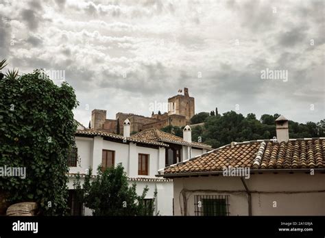 Architecture and landscape in Granada, Spain Stock Photo - Alamy