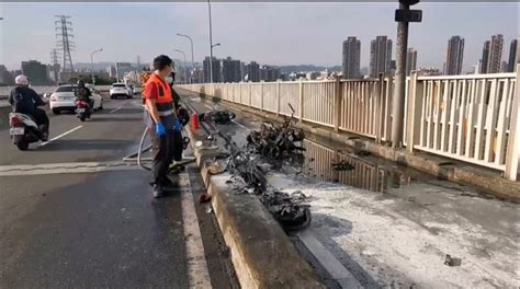 快訊／北市華中橋「5機車連環撞」！釀3車起火6人送醫 社會 三立新聞網 Setncom