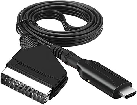 Sporgo SCART Zu HDMI Kabel Adapter SCART Auf HDMI All In One SCART Zu