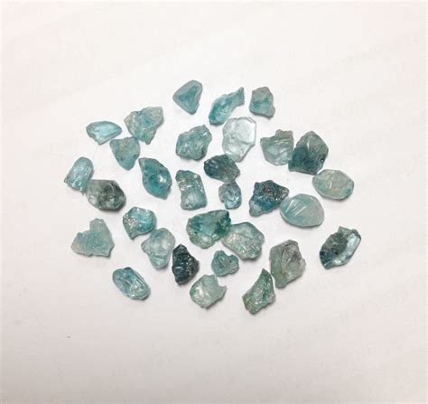 Grams Heated Blue Zircon Small Raw Zircon Lot Size Mm Etsy