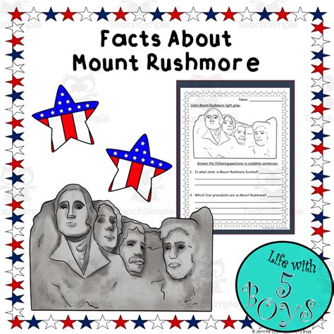 Facts About Mount Rushmore by Teach Simple