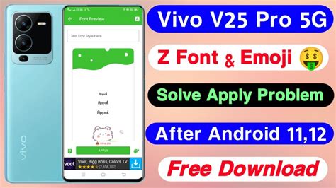 Vivo V Pro Z Font Apply Problem Solve In Android How To